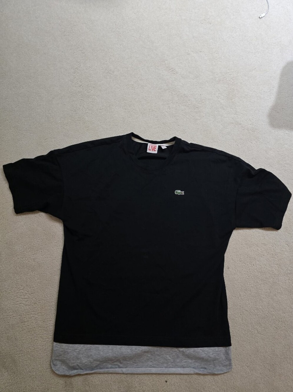 Oversized Mens M - Lacoste Shirt